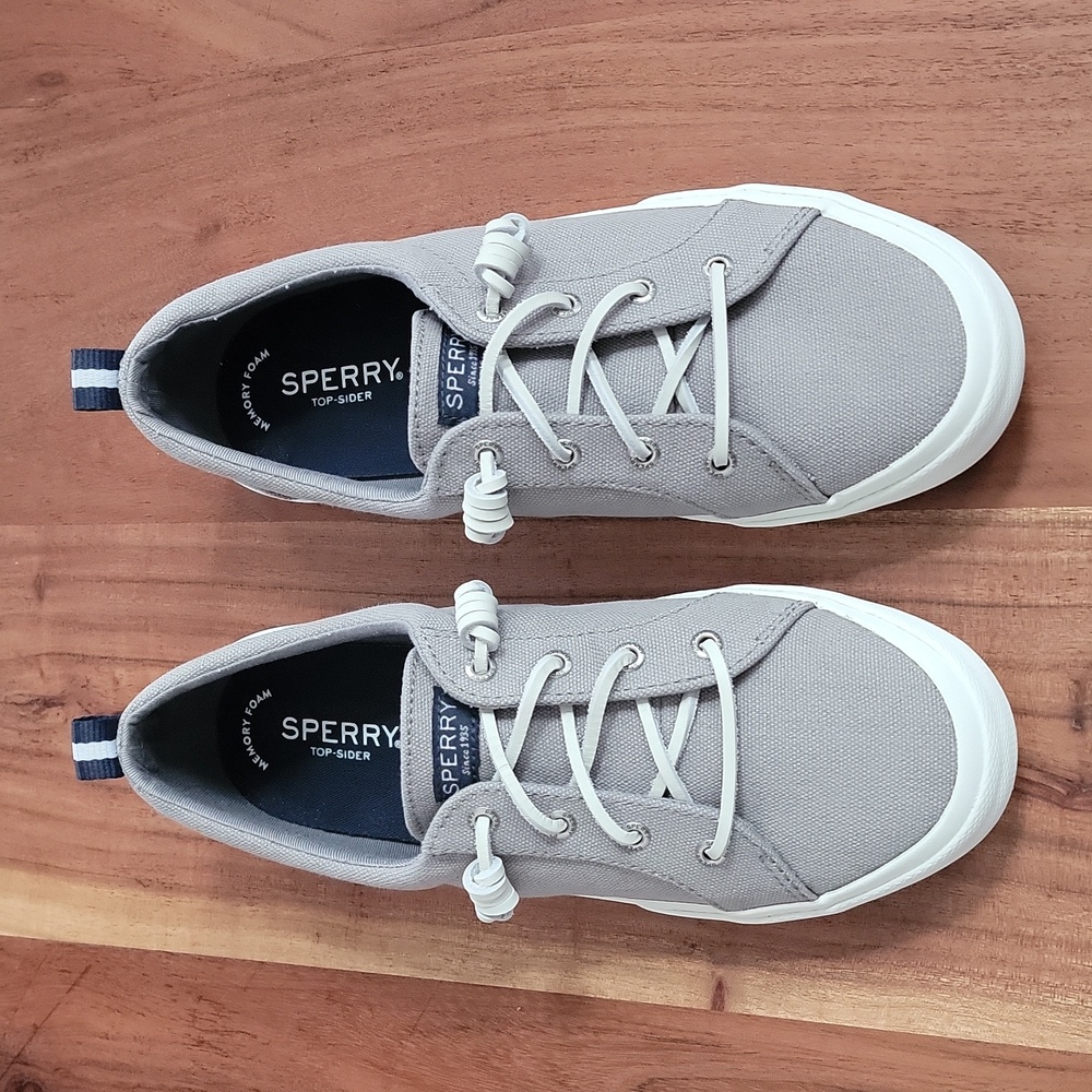 Sperry Top-sider Grey Sneakers - Women's size 8.5 Wide